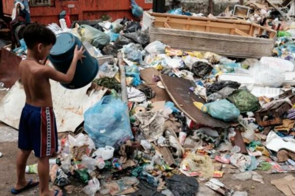 image of a waste dumping place